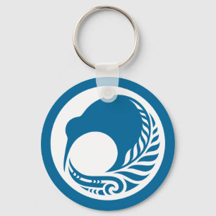 Llavero Kiwi Fern Disk