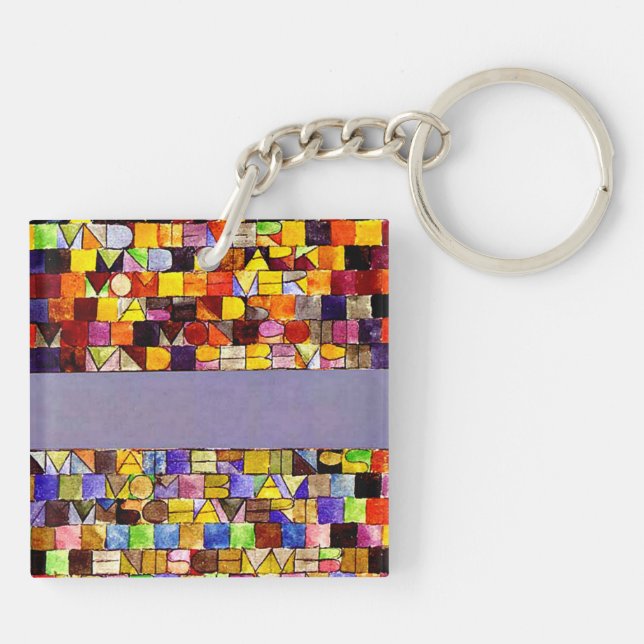 Llavero Klee - Una vez emergió del grito de la noche (Atrás)