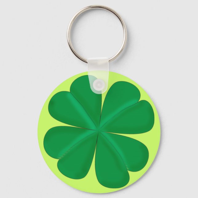 Llavero Kleeblatt vierblättrig Glücksbringer (Anverso)
