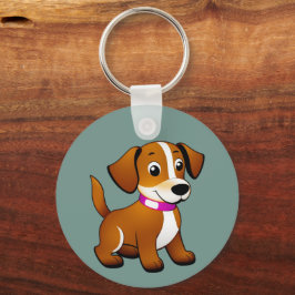 Llavero Kleiner brauner Hund, stehend - 