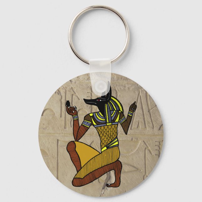 Llavero Kneeling Anubis Keychain (Anverso)
