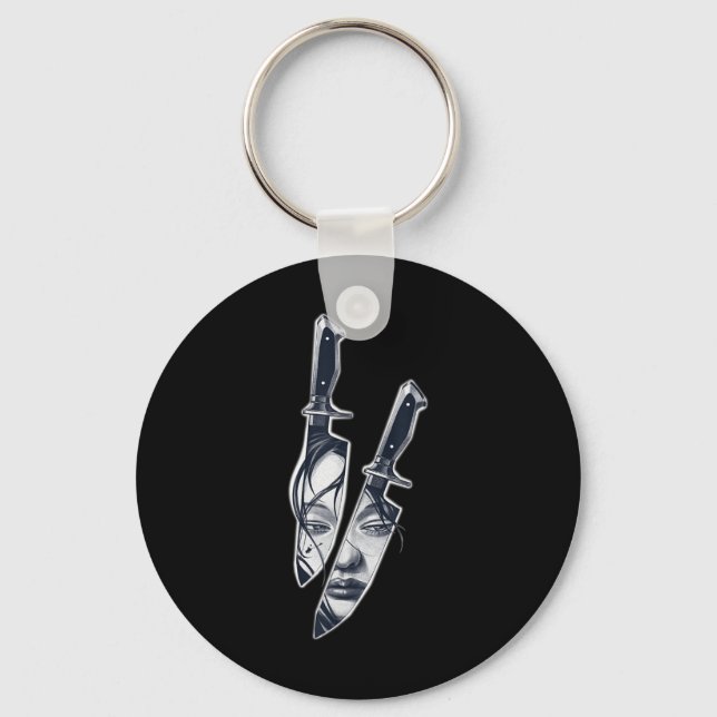 Llavero Knife Chica Tattoo (Anverso)