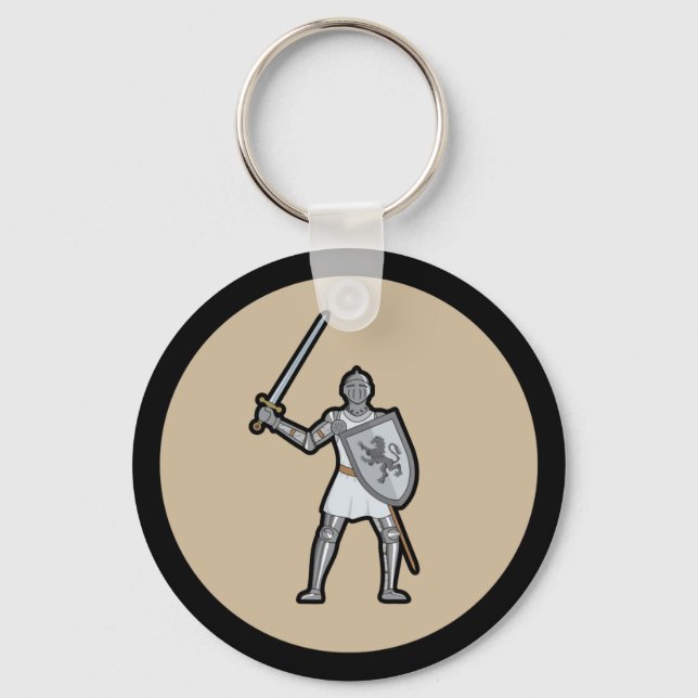 Llavero Knight Keychain medieval blindado (Anverso)
