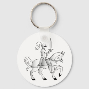 Llavero Knight on Horseback