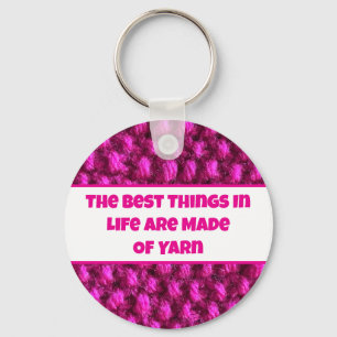 Llavero Knit Pink Crochet Pattern Crafty Love Yarn