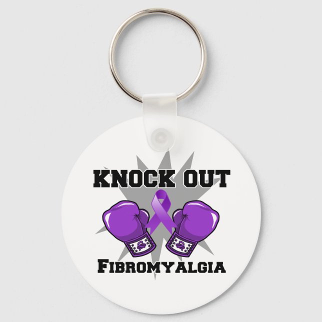 Llavero Knock Out Fibromialgia (Anverso)