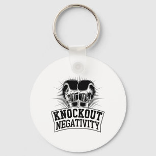 Llavero Knockout Negatividad Boxer Fuerza Deportiva Gym At