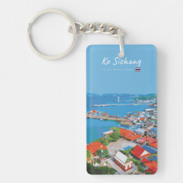 Llavero Ko Sichang, Tailandia - Vista del puerto vibrante