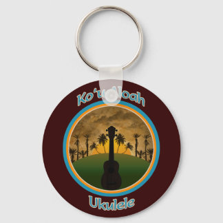Llavero Ko`u Aloah Ukulele Keychain