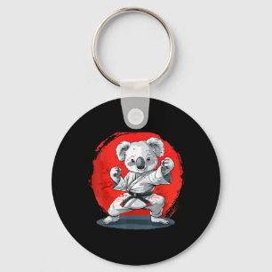 Llavero Koala de Kickboxing Taekwondo Karate MMA Divertido