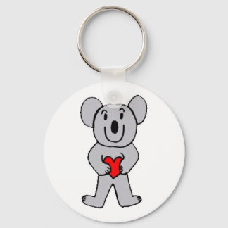 Llavero Koala en Love Keychain