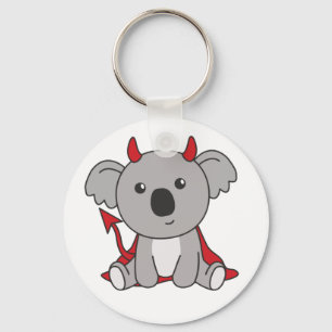 Llavero Koala Halloween Cute Devil Kids Witts Costume Ke