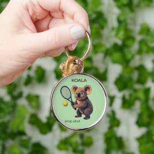 Llavero Koala - Jugador de Tenis Australiano Adorable