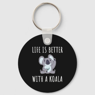 Llavero Koala - La Vida Es Mejor Con Un Koala
