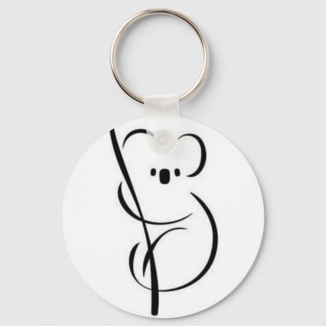 Llavero Koala minimalista (Anverso)