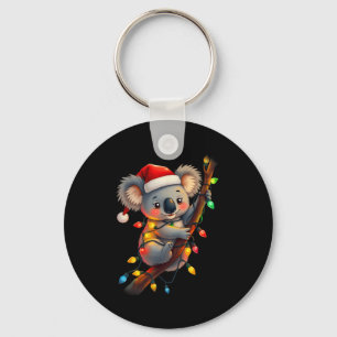 Llavero Koala Santa Hat ilumina a Navidades con navidad pa