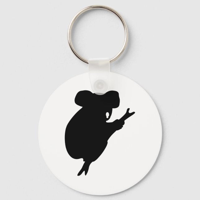 Llavero Koala Silhouette (Anverso)