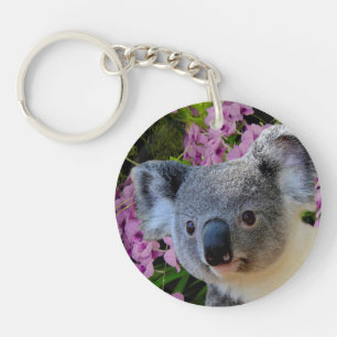Llavero Koala y orquídeas