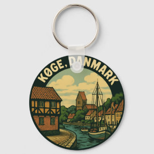 Llavero Køge Dinamarca Casco Antiguo