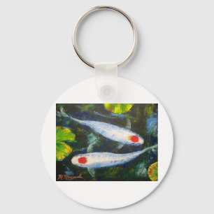 Llavero Koi Fish Tancho Kohaku