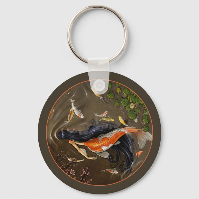 Llavero Koi Mermaid Key Chain (Anverso)