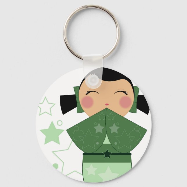 Llavero Kokeshi Star Keychain (Anverso)