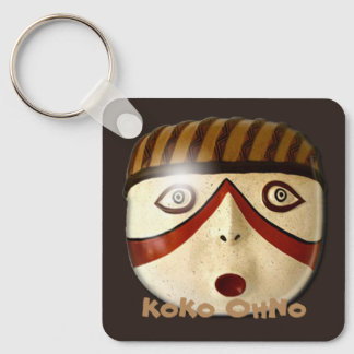 Llavero KoKo OhNo - Máscara de Zuni Kachina - Masker de ol