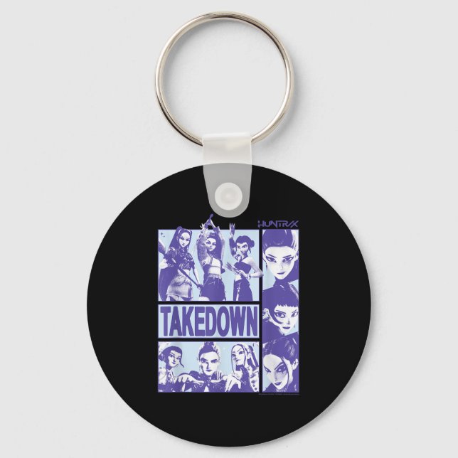 Llavero Kp Demon Hunters Halloween Huntrix Takedown Panel  (Anverso)