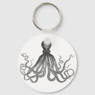 Llavero Kraken - Octopus gigante negro / Cthulu