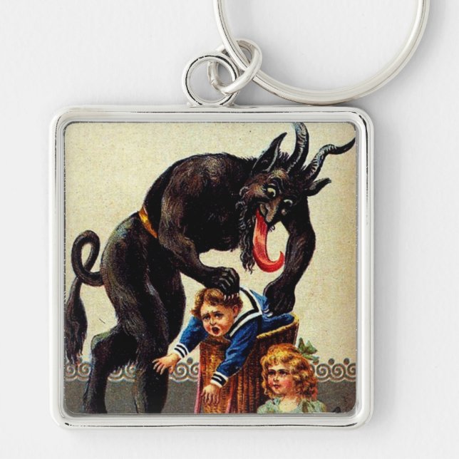 Llavero Krampus Kids en la cadena de Navidades de feriados (Frente)