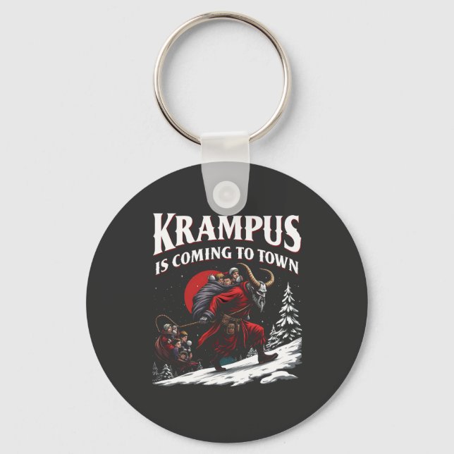Llavero Krampus llega a la ciudad de los Navidades Krampus (Anverso)