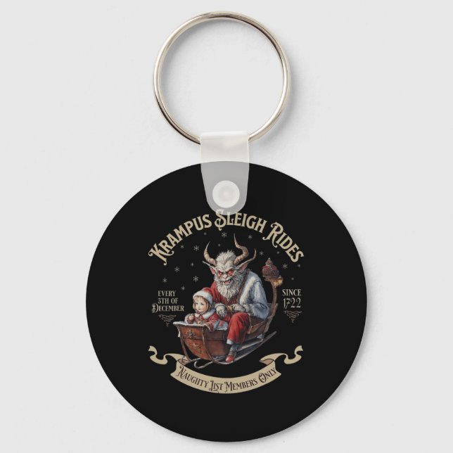 Llavero Krampus Sleigh Rides (Anverso)