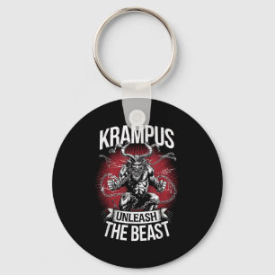Llavero Krampusnacht Monstruo de Navidad Krampus Amante Fe