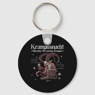 Llavero Krampusnacht Monstruo de Navidad Krampus Amante Fe