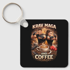Llavero Krav Maga y Café