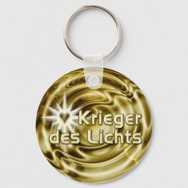 Llavero KRIEGER DES LICHTS | olas doradas (Anverso)