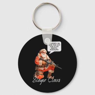 Llavero Kris Kringle Festivo Cazador Navideño Santa Claus