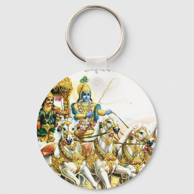 LLAVERO KRISHNA EN MAHABHARAT (Anverso)