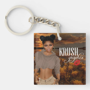 Llavero Krush Graphix por Ahsek Novel Keychain 4