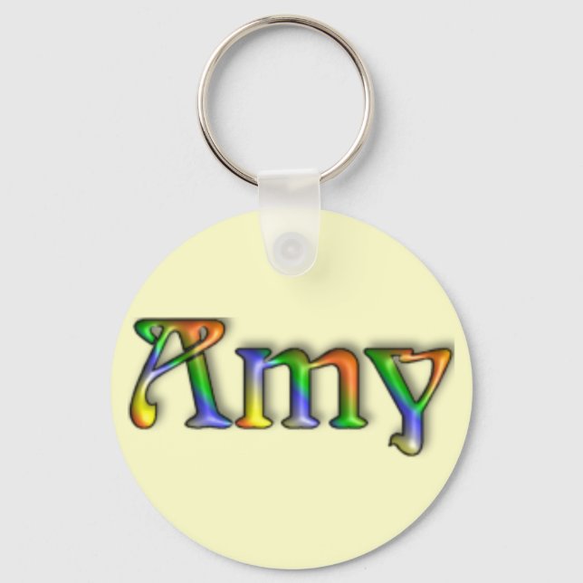 Llavero KRW Hippie Groove Name Keychain - Amy (Anverso)