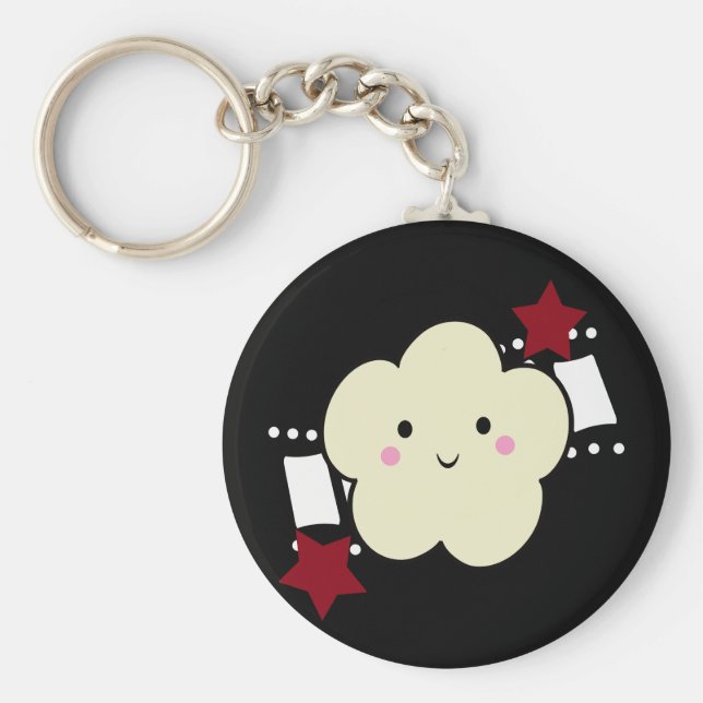 Llavero KRW Movie Popcorn Kawaii Keychain (Frente)