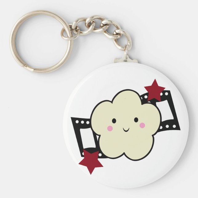 Llavero KRW Movie Popcorn Kawaii Keychain (Frente)