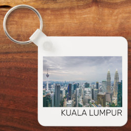 Llavero Kuala Lumpur Malaysia Skyline Vintage Souvenir