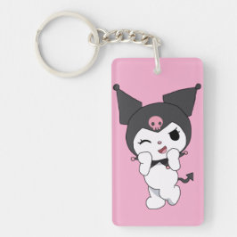 Llavero Kuromi Double-Sided Acrylic Keychain | Cute Sanrio
