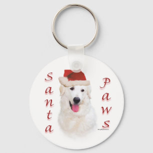 Llavero Kuvasz Santa Paws