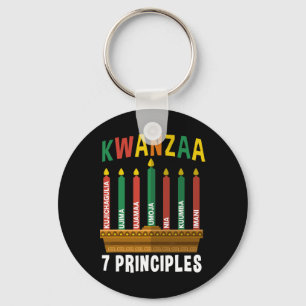 Llavero Kwanzaa 7 Principios Velas Kinara Pan Africanos P