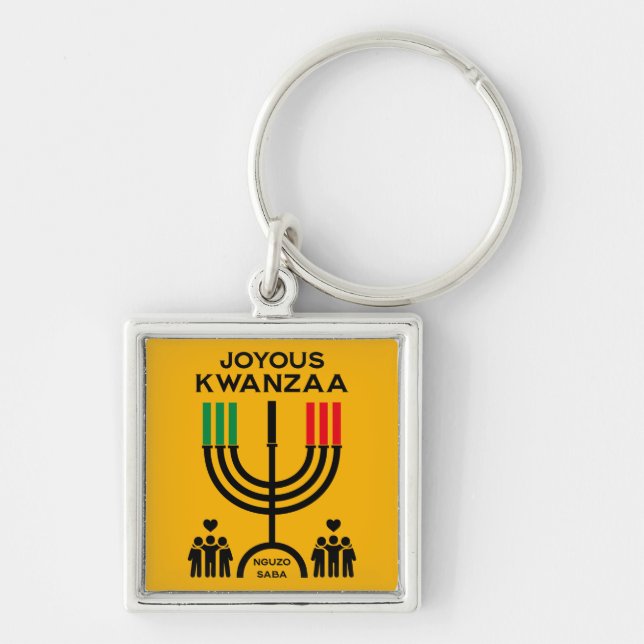Llavero Kwanzaa Alegre (Frente)