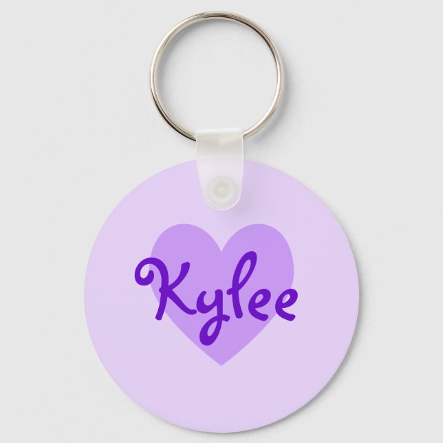 Llavero Kylee en morado (Anverso)