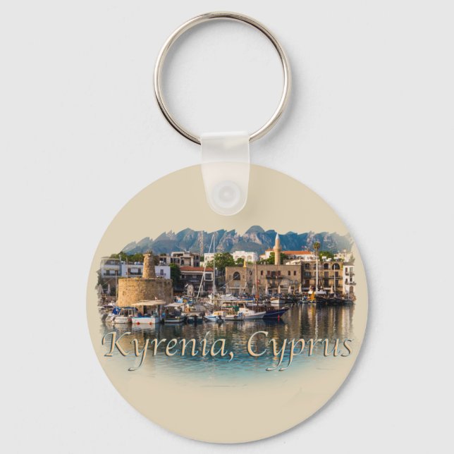 Llavero Kyrenia, Chipre: Puerto (Anverso)