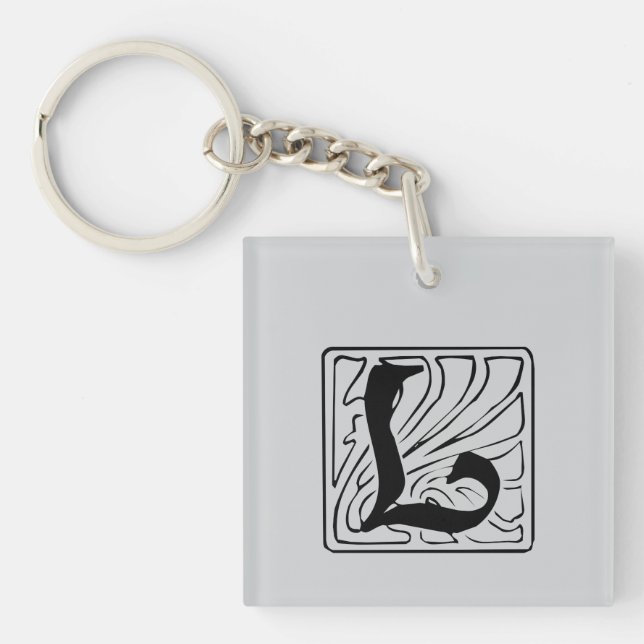 Llavero L Monogramm schwarz (Frente)